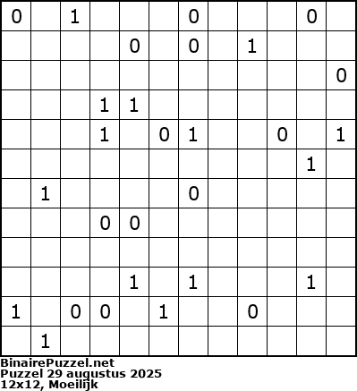 Binaire Puzzel