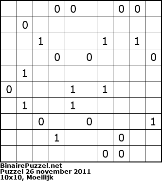 Binaire Puzzel