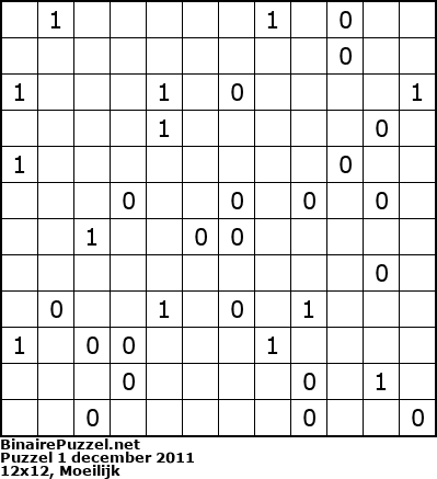 Binaire Puzzel