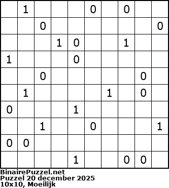 Binaire Puzzel