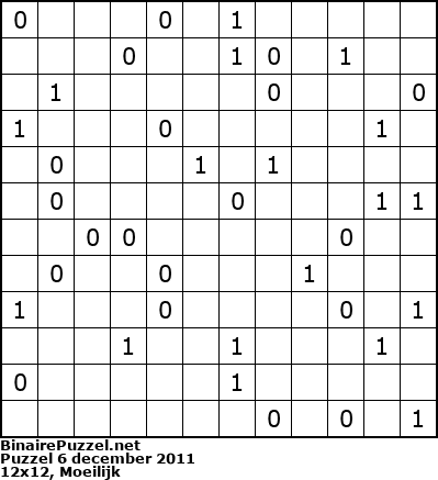 Binaire Puzzel