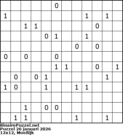 Binaire Puzzel