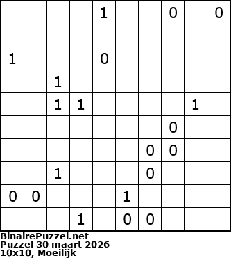 Binaire Puzzel