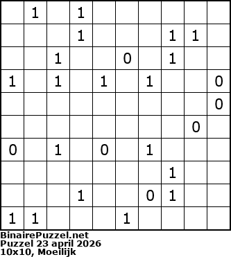Binaire Puzzel