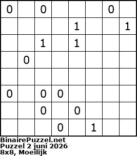 Binaire Puzzel