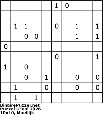 Binaire Puzzel