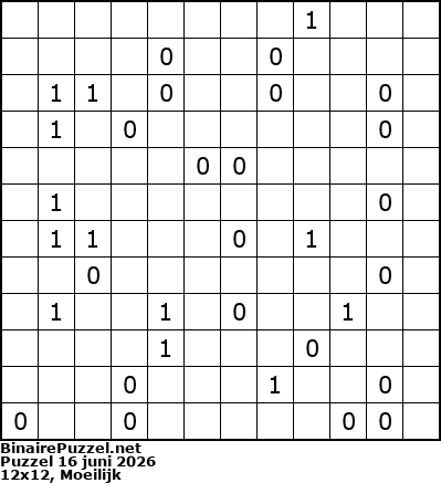 Binaire Puzzel