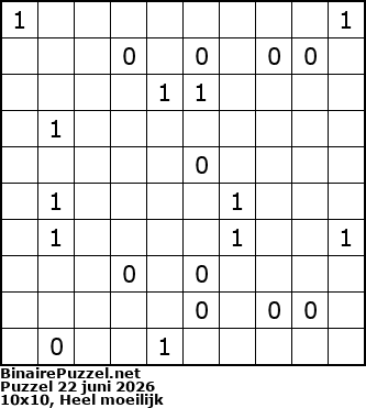 Binaire Puzzel