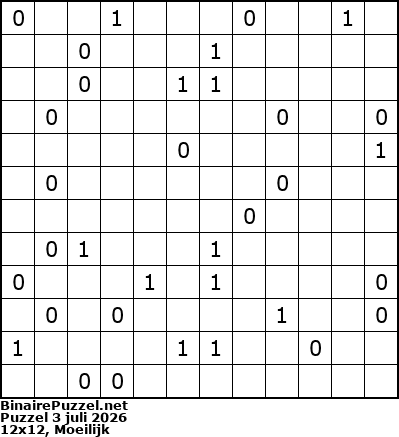 Binaire Puzzel