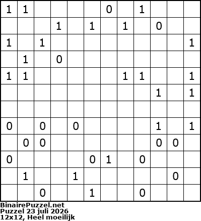 Binaire Puzzel