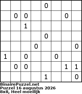 Binaire Puzzel