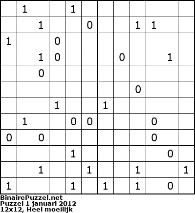 Binaire Puzzel