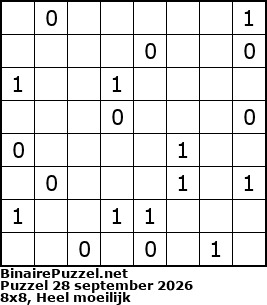Binaire Puzzel