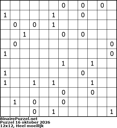 Binaire Puzzel