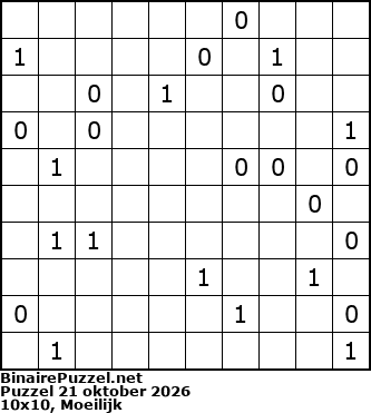 Binaire Puzzel