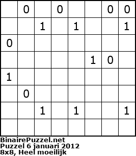 Binaire Puzzel