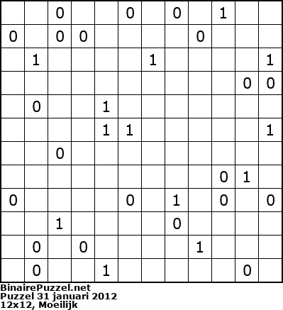 Binaire Puzzel
