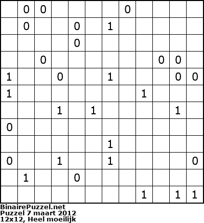Binaire Puzzel