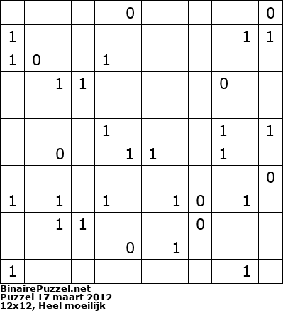 Binaire Puzzel