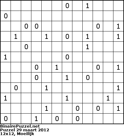 Binaire Puzzel