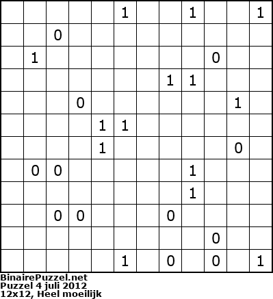 Binaire Puzzel