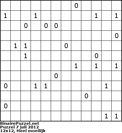 Binaire Puzzel