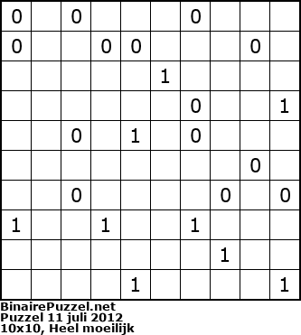 Binaire Puzzel