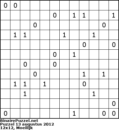 Binaire Puzzel