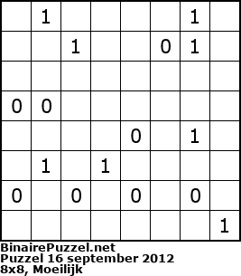 Binaire Puzzel