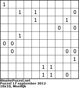 Binaire Puzzel