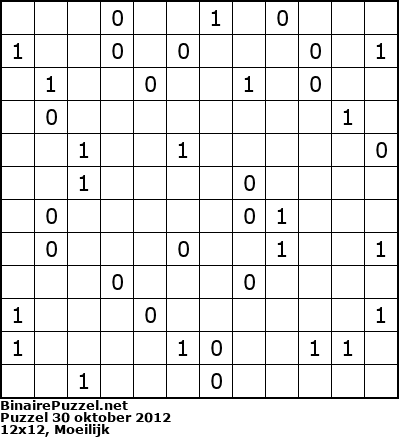 Binaire Puzzel