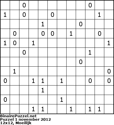 Binaire Puzzel