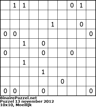 Binaire Puzzel