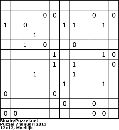 Binaire Puzzel