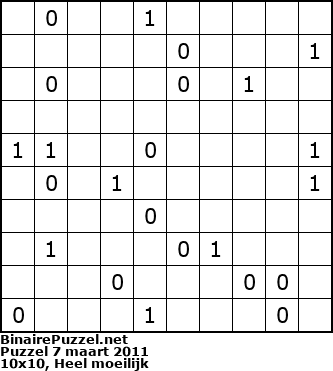 Binaire Puzzel