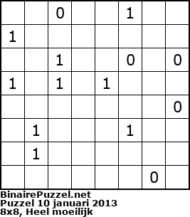 Binaire Puzzel