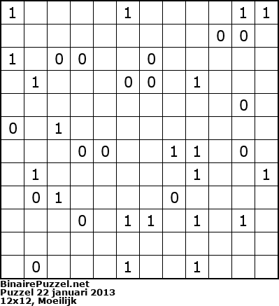 Binaire Puzzel