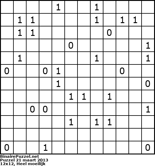 Binaire Puzzel