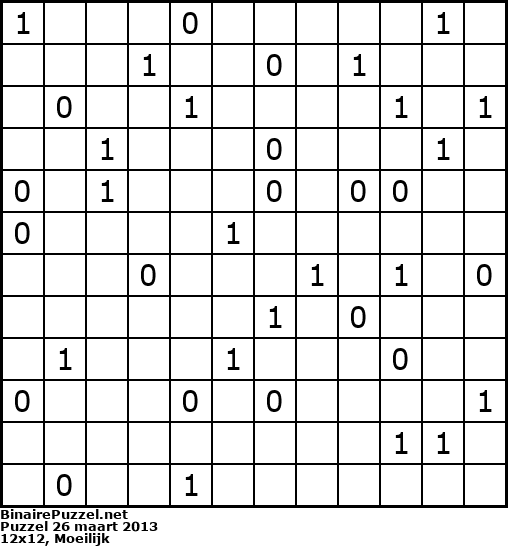 Binaire Puzzel
