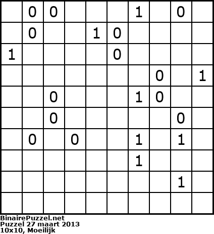 Binaire Puzzel