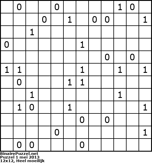 Binaire Puzzel