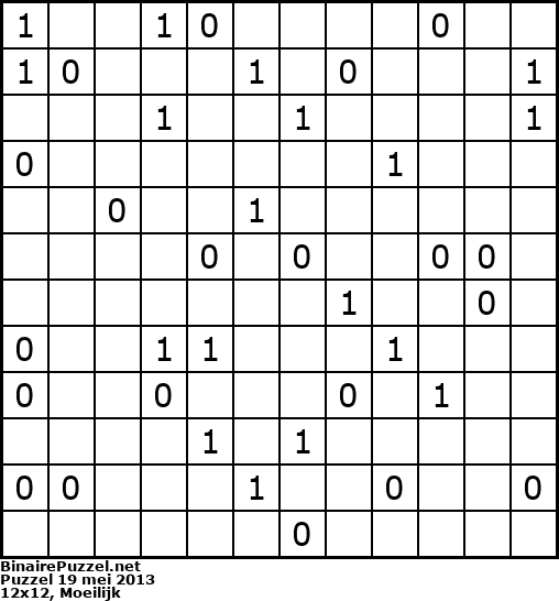 Binaire Puzzel
