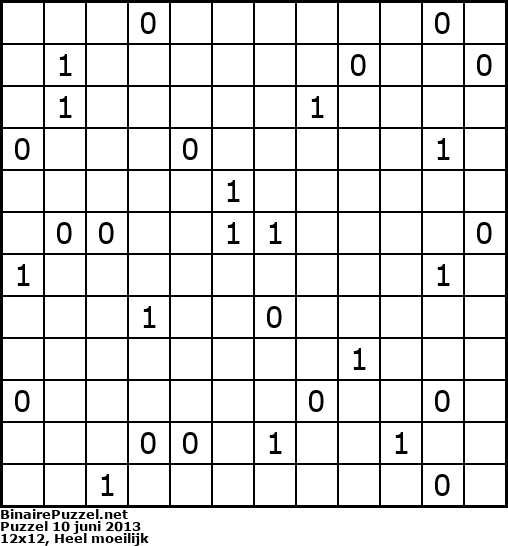 Binaire Puzzel