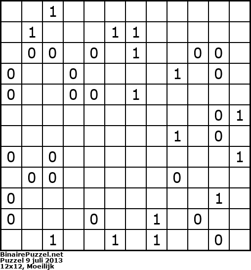 Binaire Puzzel