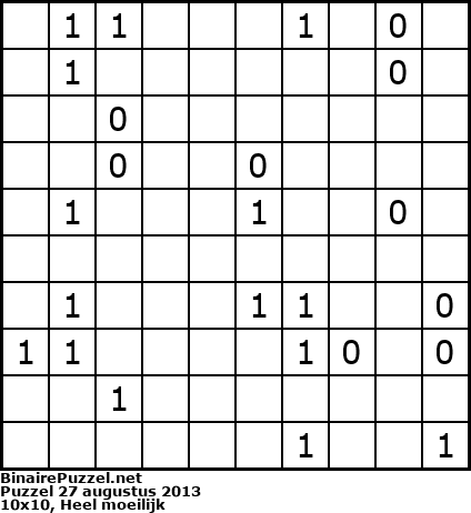 Binaire Puzzel