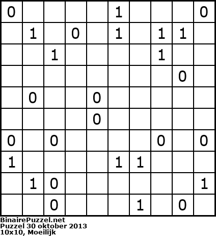 Binaire Puzzel