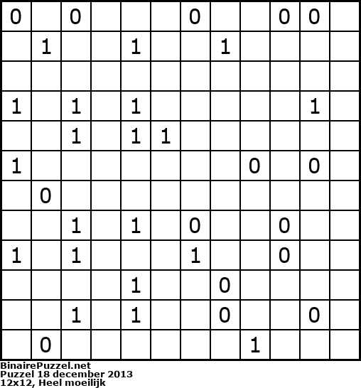 Binaire Puzzel