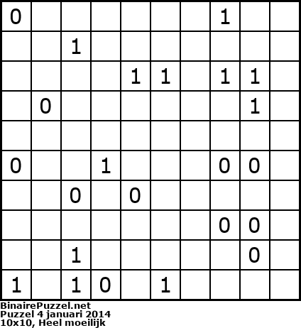 Binaire Puzzel