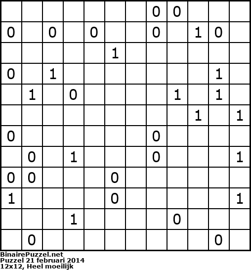 Binaire Puzzel