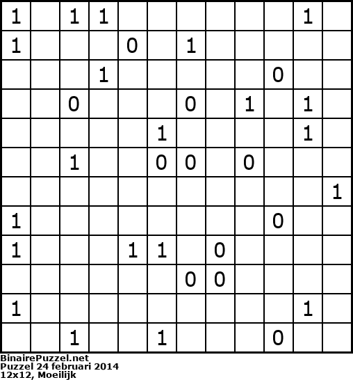 Binaire Puzzel